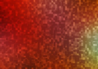 Light Green, Red vector cover in polygonal style.