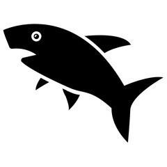 
A cute aquatic cartoon fish vector icon
