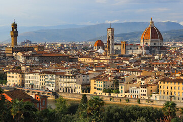 Fototapeta na wymiar Florence at Sunset
