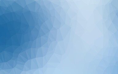 Obraz premium Light BLUE vector abstract polygonal texture.