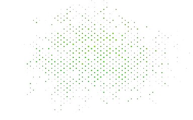 Light Green vector backdrop with dots.