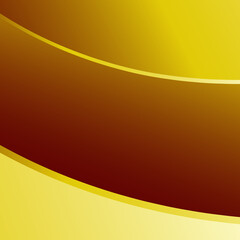Smooth light gold waves line. Beautiful Gold Satin. Drapery Background. Vector Illustration