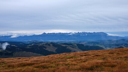 Afternoon view of High Tatras - Slovakia.