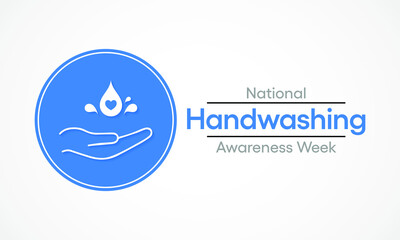 Vector illustration on the theme of National Handwashing awareness week observed each year during December.