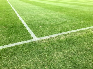 Obraz premium corner of a football field