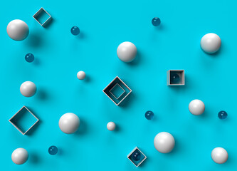abstract geometric background with balls, balls background,abstract wallpaper 