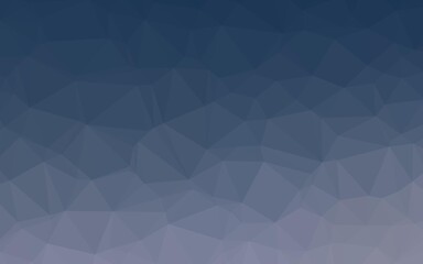 Dark BLUE vector abstract mosaic background.
