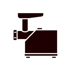 Meat grinder vector icon. filled flat sign.