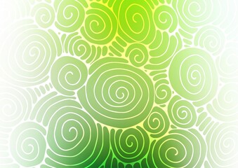 Fototapeta premium Light Green vector natural elegant background.