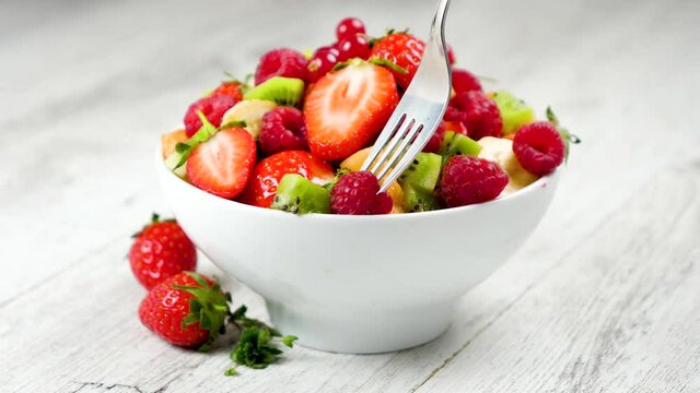 delicious fruit salad- healthy eating