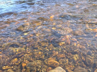 stones in water