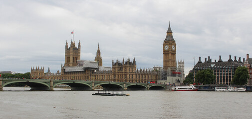 Houses of parliament, Big Ban, London UK