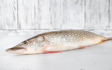 Raw spike on white background
