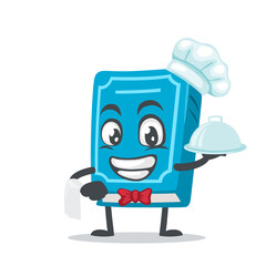 vector illustration of book character or mascot