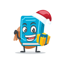 vector illustration of book character or mascot