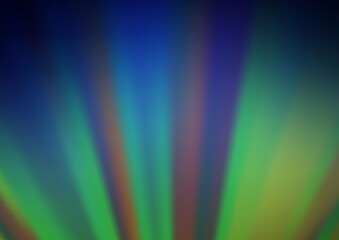 Dark Blue, Green vector blurred bright template.