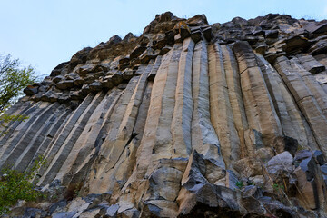 Basalt columns, natural formations