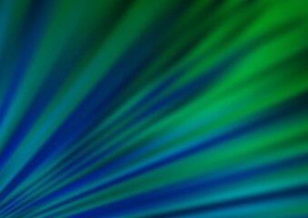 Dark Blue, Green vector abstract blurred background.