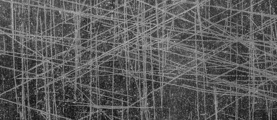 Abstract monochrome grunge stripes background for design.