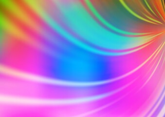 Light Multicolor, Rainbow vector blurred and colored template.