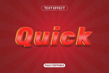 Text Effect Quick Fast move blur
