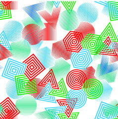 Modern Art Seamless Pattern. texture for your design.repeating geometric background.