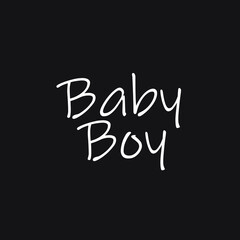 Baby boy, new child, newborn, joy family isolated on white background EPS Vector