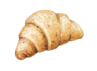 food sketch delicious beautiful desserts and pastries soft ruddy croissant French pastries marker drawing