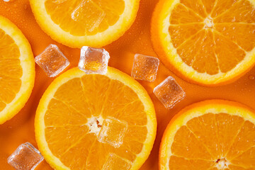 orange and lemon grapefruit slices