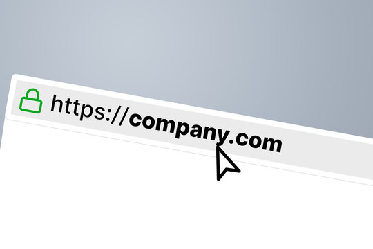 .com company url in a browser bar