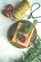 Christmas frame concept