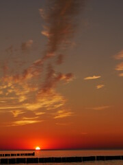 Sonnenuntergang am Meer