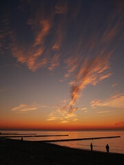 Sonnenuntergang am Meer