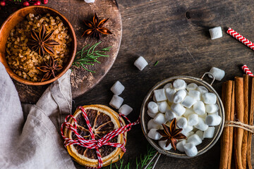 Christmas frame concept