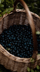 Fototapeta na wymiar berries in a basket