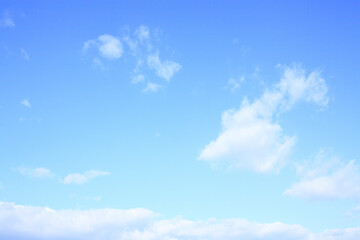 Naklejka na ściany i meble 青空の雲