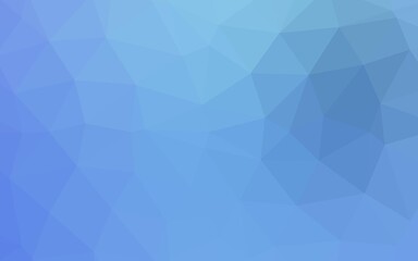 Light BLUE vector polygon abstract backdrop.