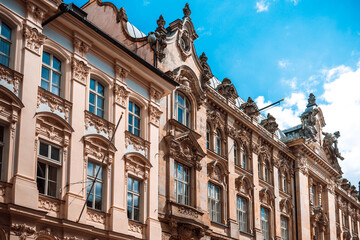 Fototapeta premium Antique building view in Old Town Munich, Germany