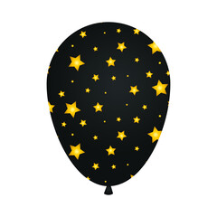 starry balloon icon design, Party celebration and entertainment theme Vector illustration