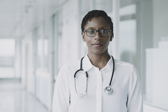 Portrait of female medical professional 