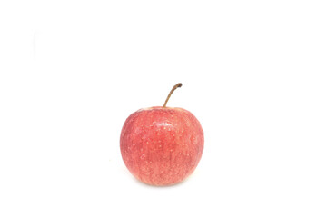 red apple isolated on white