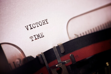 Victory time phrase
