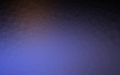 Dark Blue, Red vector polygonal pattern.