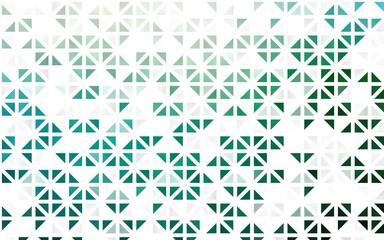 Light Blue, Green vector seamless backdrop with lines, triangles.
