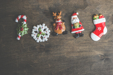 Christmas frame concept