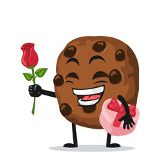 vector illustration of chocochips mascot or character