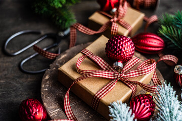 Christmas frame concept