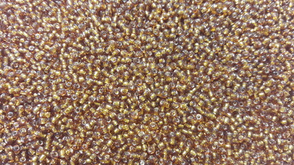 Close-up amber beads.