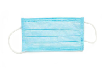 Doctor mask and corona virus protection isolated on a white background