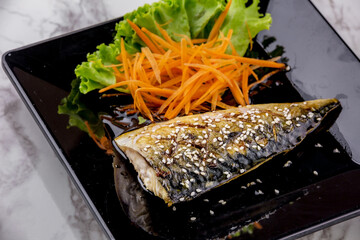 Grilled Saba with Soy Sauce